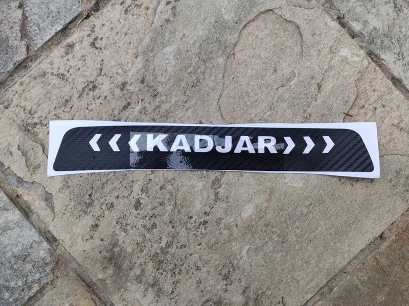 Автомобильный Стайлинг 3d эмблемы из углеродного волокна наклейки для Renault kadjar 2015