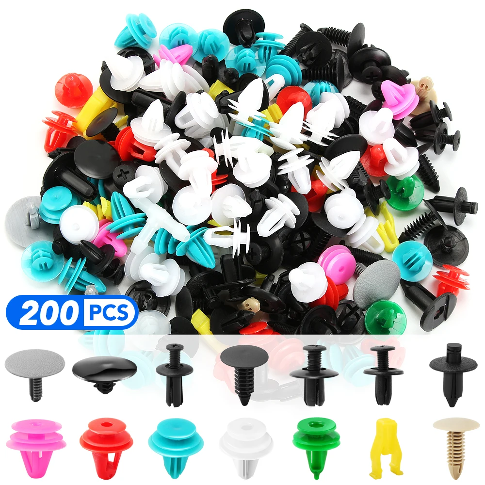 200 шт. универсальные смешанные автомобильные крепежные зажимы аксессуары для Subaru