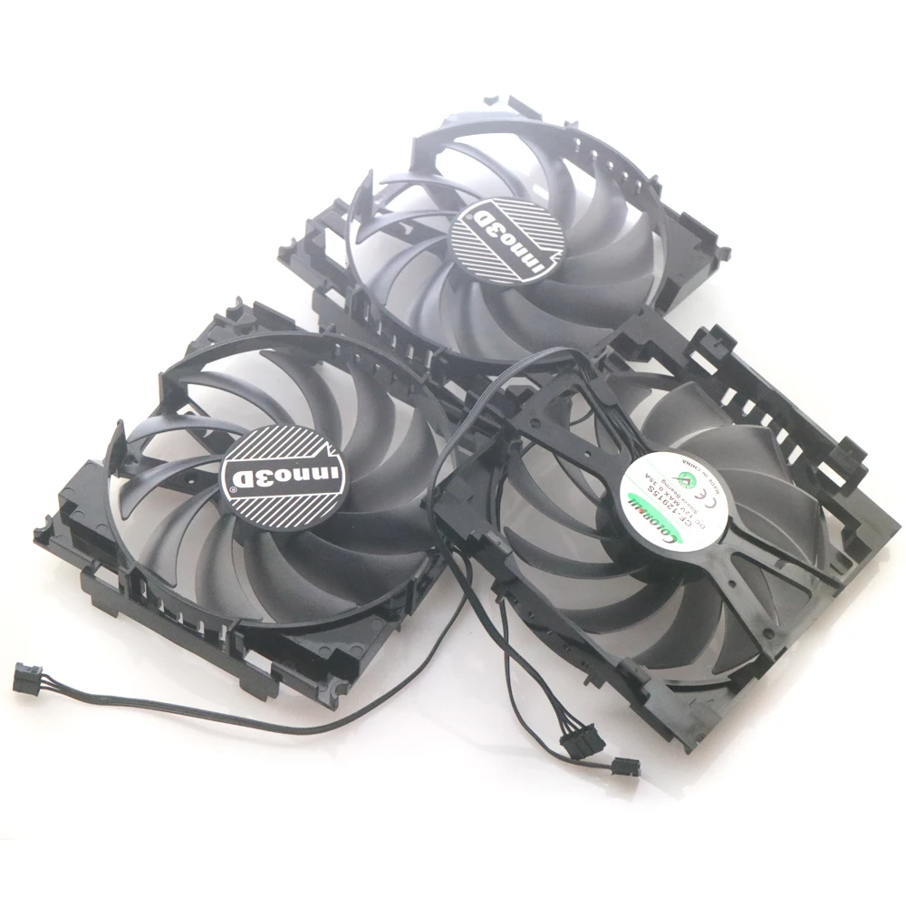 3pcs/lot CF-12915S DC12V 0.35A 85mm VGA Fan For INNO3D GTX770 780 780ti Graphics Card Cooling | Компьютеры и офис