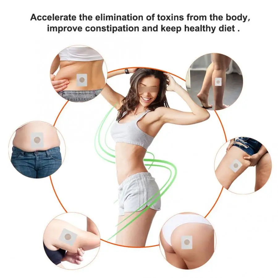 30 шт. пластырь для похудения в форме пупка|Товары похудения| |