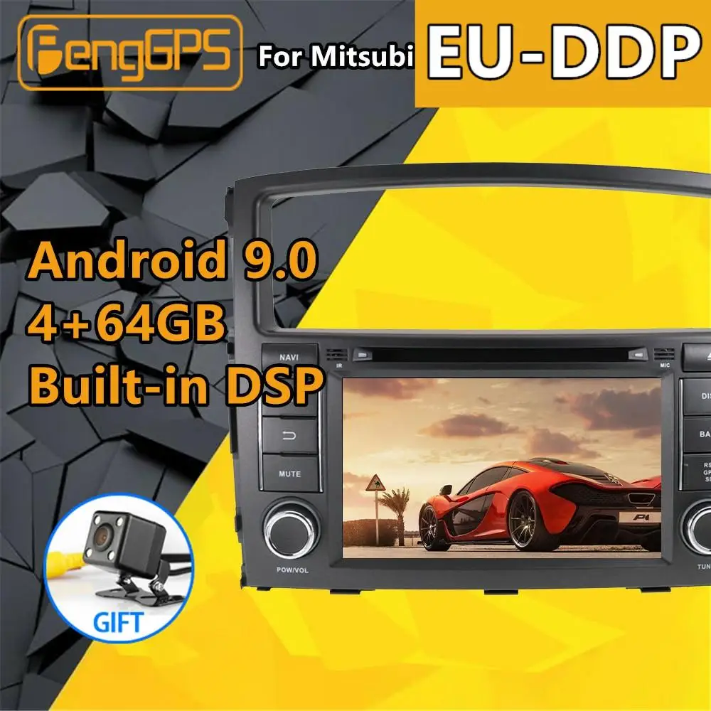 Автомагнитола для Mitsubishi Pajero 4 V97 V93 Android 2006 2012 DVD мультимедийный плеер GPS навигация