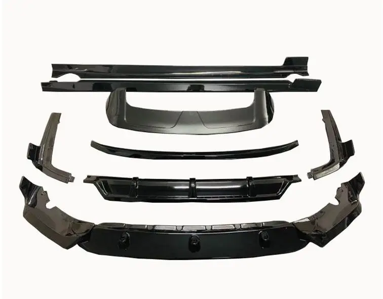 

NEW High Quality ABS Black Front Lip Side Skirt Rear Lip Tail Spoiler Wing Mesh Rear View Mirror For BMW X7 G07 2019 2020 2021