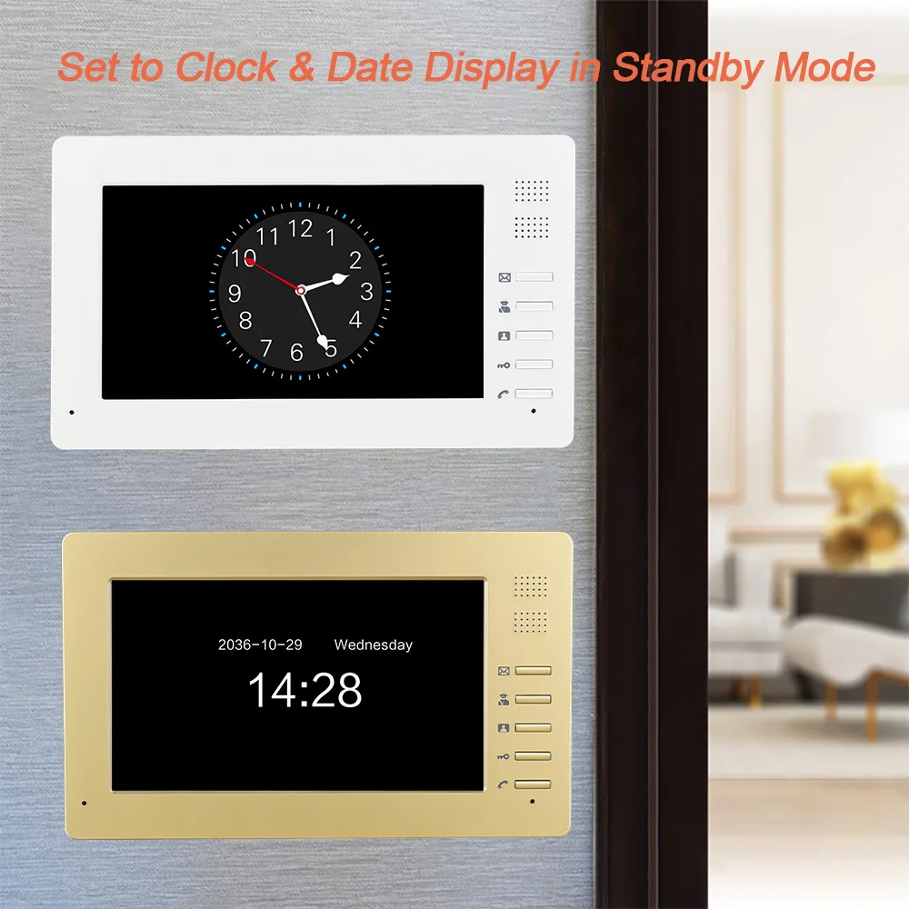 Проводная система видеодомофона VIDEW цифровая камера Tuya дверной звонок с