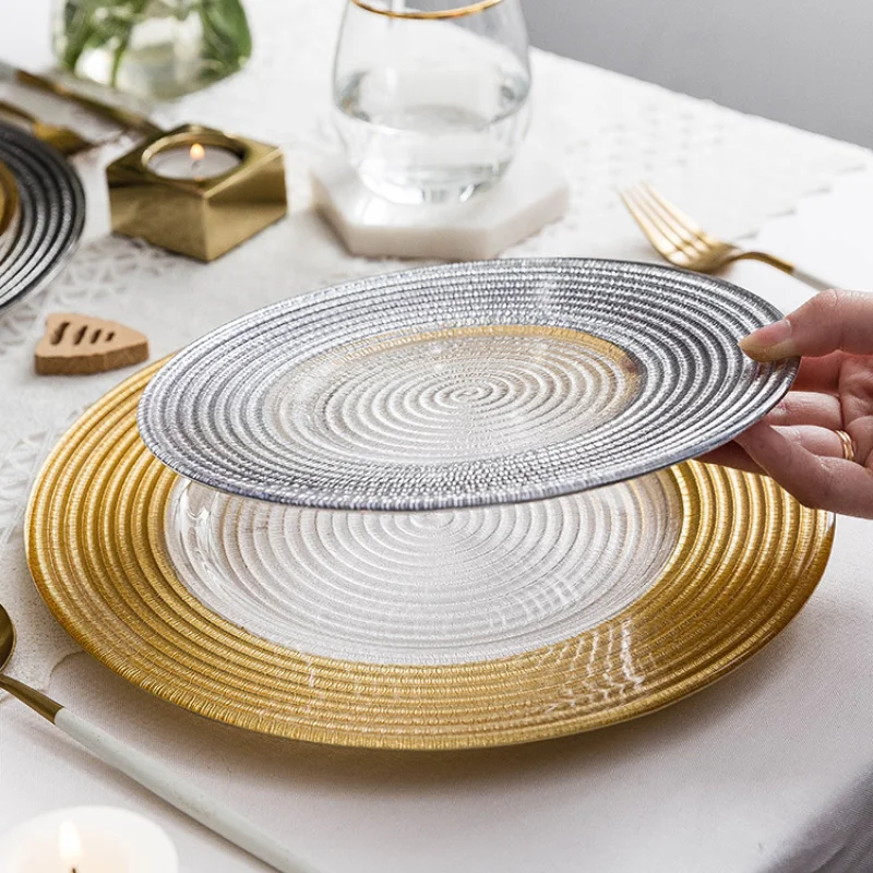 

Creative Luxury Dessert Plate Cake Round Cute Serving Platter Snack Plates Dinner Serving Support Gateau Dinner Plates ED50PZ