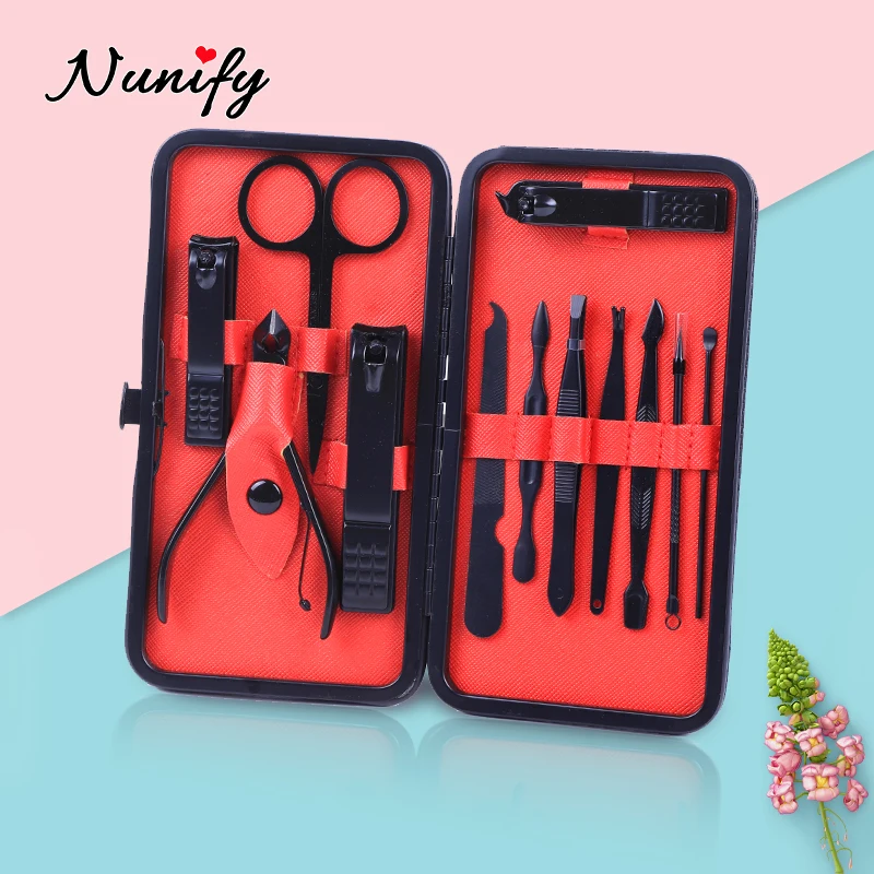 Nunify Nails Set Stainless Steel Nail Clipper Nail Cutting Grooming Sets Nail Cutting Machine Professional Nail Instruments