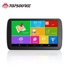 Автомобильный видеорегистратор TOPSOURCE, 9 дюймов, ANDROID 6,0, 1 ГБ16 ГБ, Full HD, 1080P, камера, GPS, навигация для грузовиков