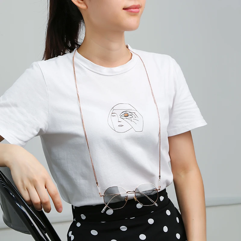 Цепочка MOPAI Normcore для женских солнцезащитных очков многостильная металлическая