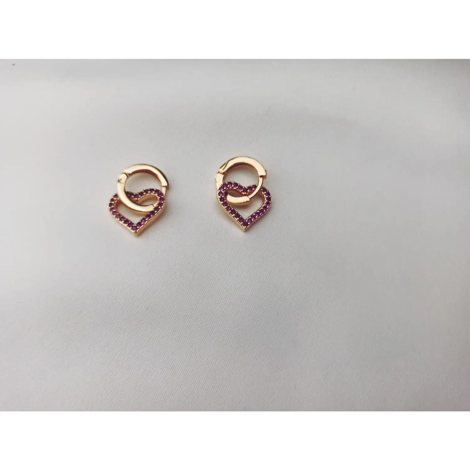 

For women Zircon Stone Heart Earrings 2021 Trend