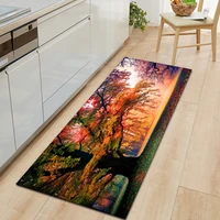 beautiful autumn home kitchen mat entrance doormat washable bedroom floor decoration living room carpet non slip bathroom rug