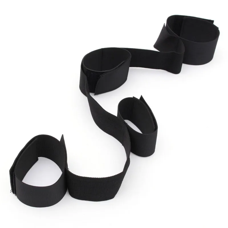 

1pc Nylon Ankle Wrist Hands Legs Bondage Handcuff Ankle Cuffs For Women Lady 80cm