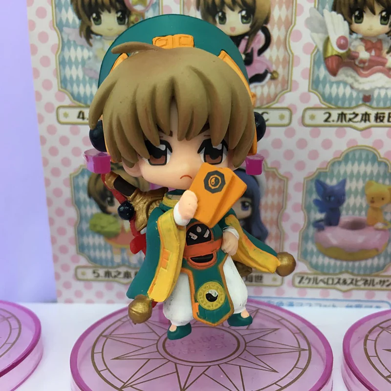 

8pc/set Card Captor Sakura Action Figures Japan Anime Kinomoto Sakura Daidouji Tomoyo Li Syaoran Kero PVC Model Collection Toys