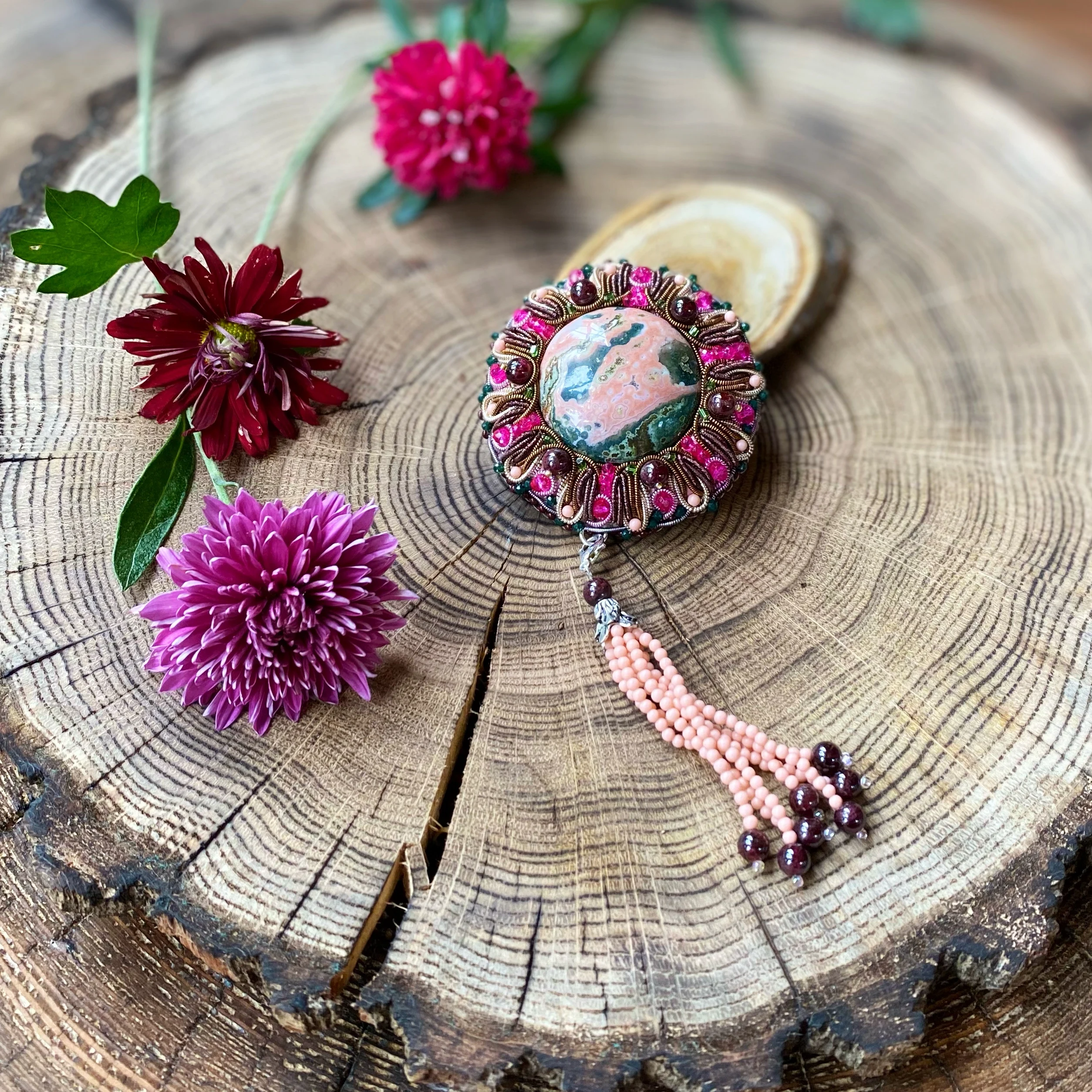 Подвес малиновый трансформер | Украшения и аксессуары