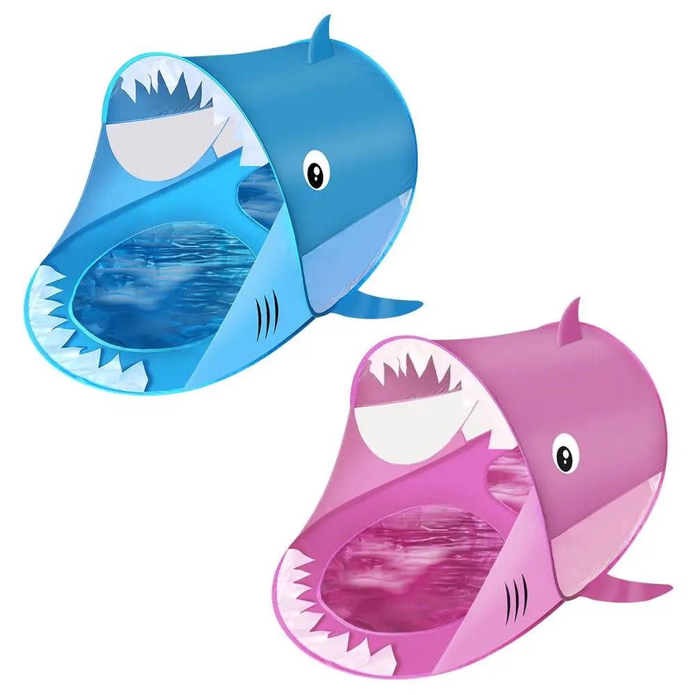 

Сверхлегкая детская пляжная Выдвижная палатка детская палатка для кемпинга Акула безопасная дышащая ветрозащитная портативная Солнцезащ...