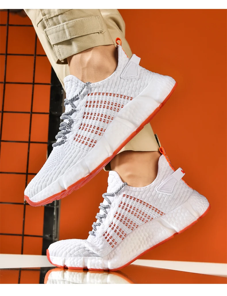 

New Men's Shoes Sports Shoes Jogging Shoes Running Shoes Lightweight Walking Shoes Popcorn Breathable Men's Fashion Casual Shoes