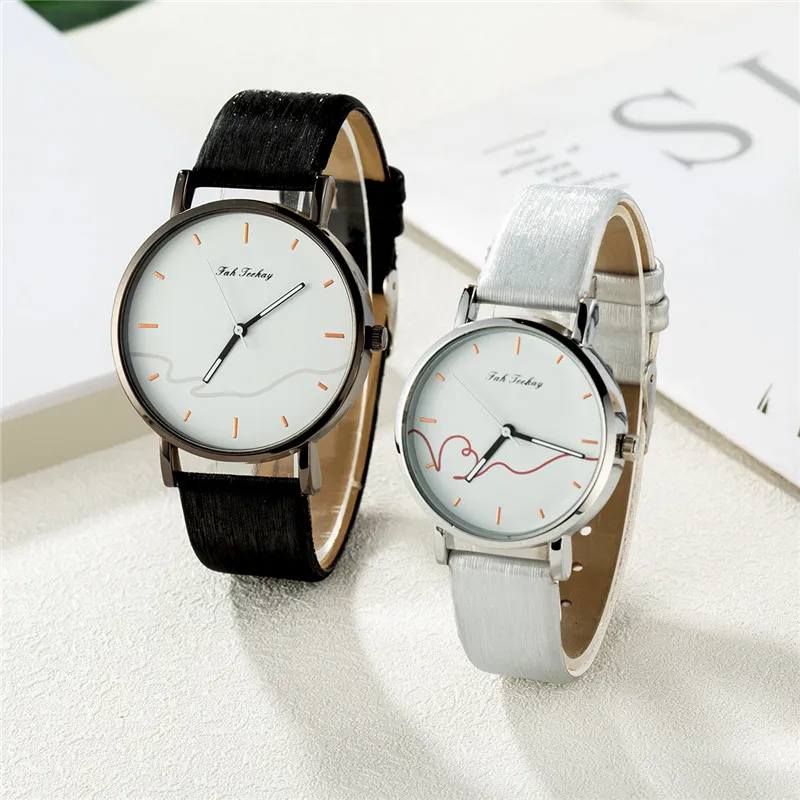 WJ 8733 новинка часы для влюбленных минималистичные модные женщин мужчин пара