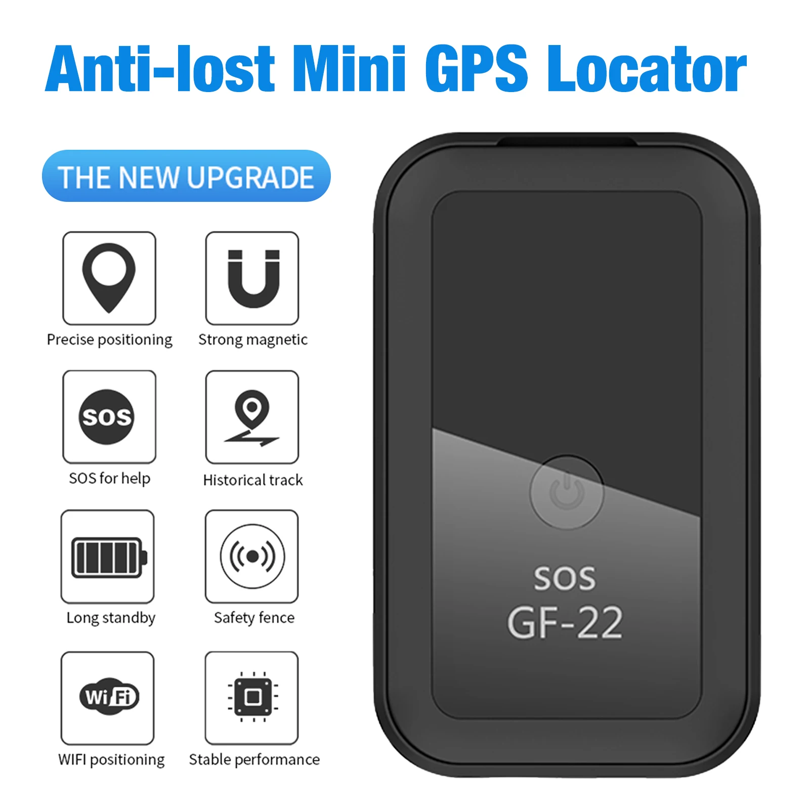 

Mini GPS Tracker Car WIFI/LBS/AGP 12 Days Standby 4G Vehicle Tracker Elderly Kids SOS For Help Magnetic GPS Locator Device