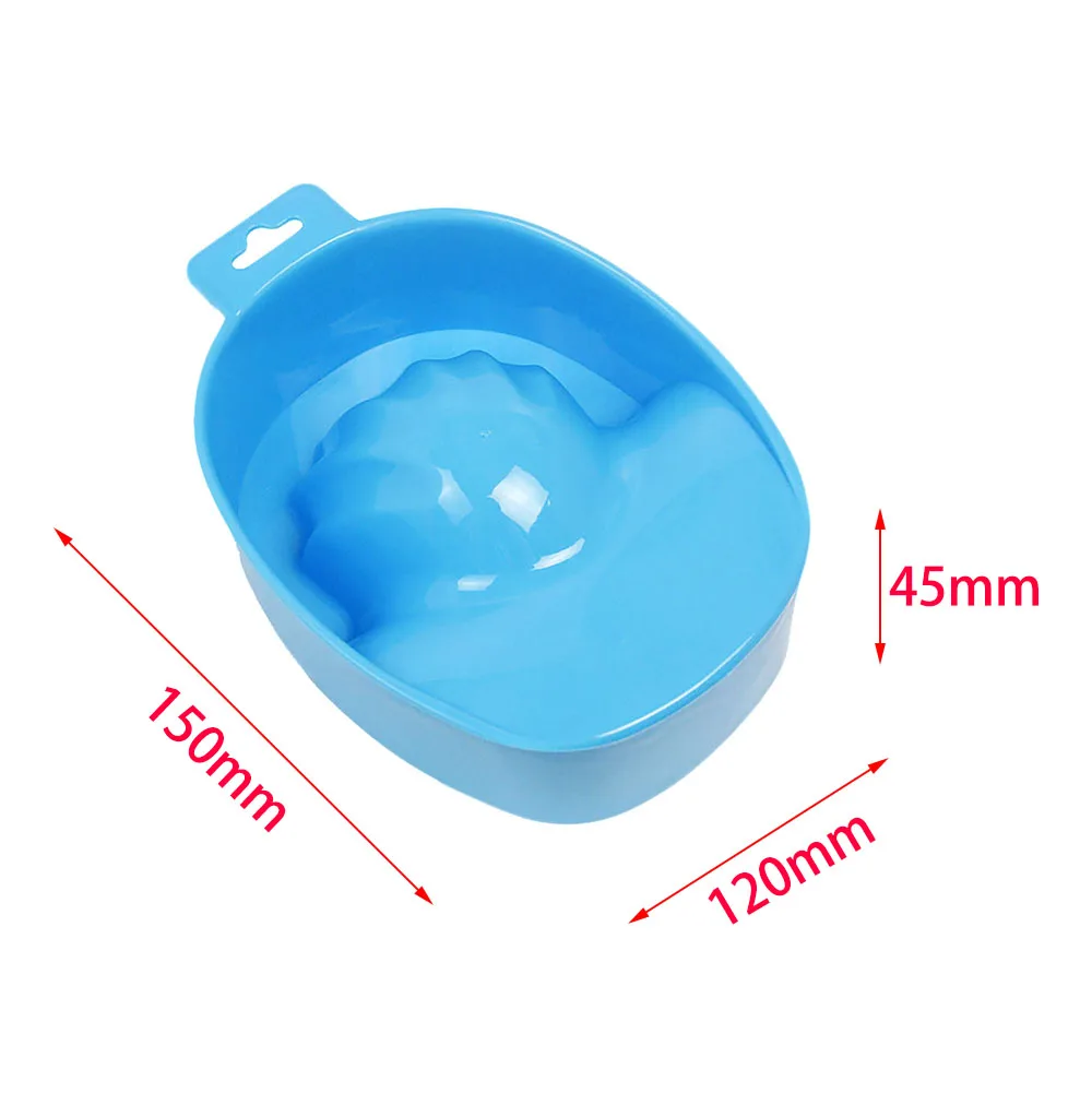 Советы для дизайна ногтей Замочите миску мытья рук Сделай Сам салонный порошок