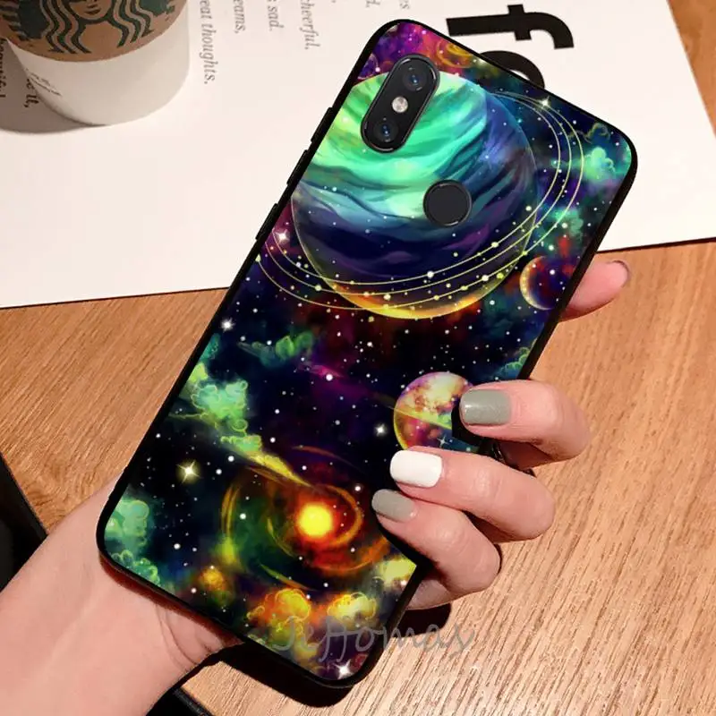 

Alien cartoon art drawing Phone Case For Xiaomi Redmi note 7 8 9 t max3 s 10 pro lite