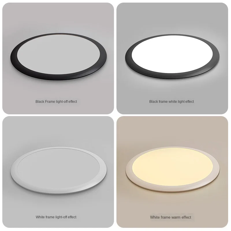 Ultra-Thin Ceiling Lamp Led Modern Simple Atmosphere Nordic Round In The Living Room Fashion Study Master Bedroom | Лампы и освещение