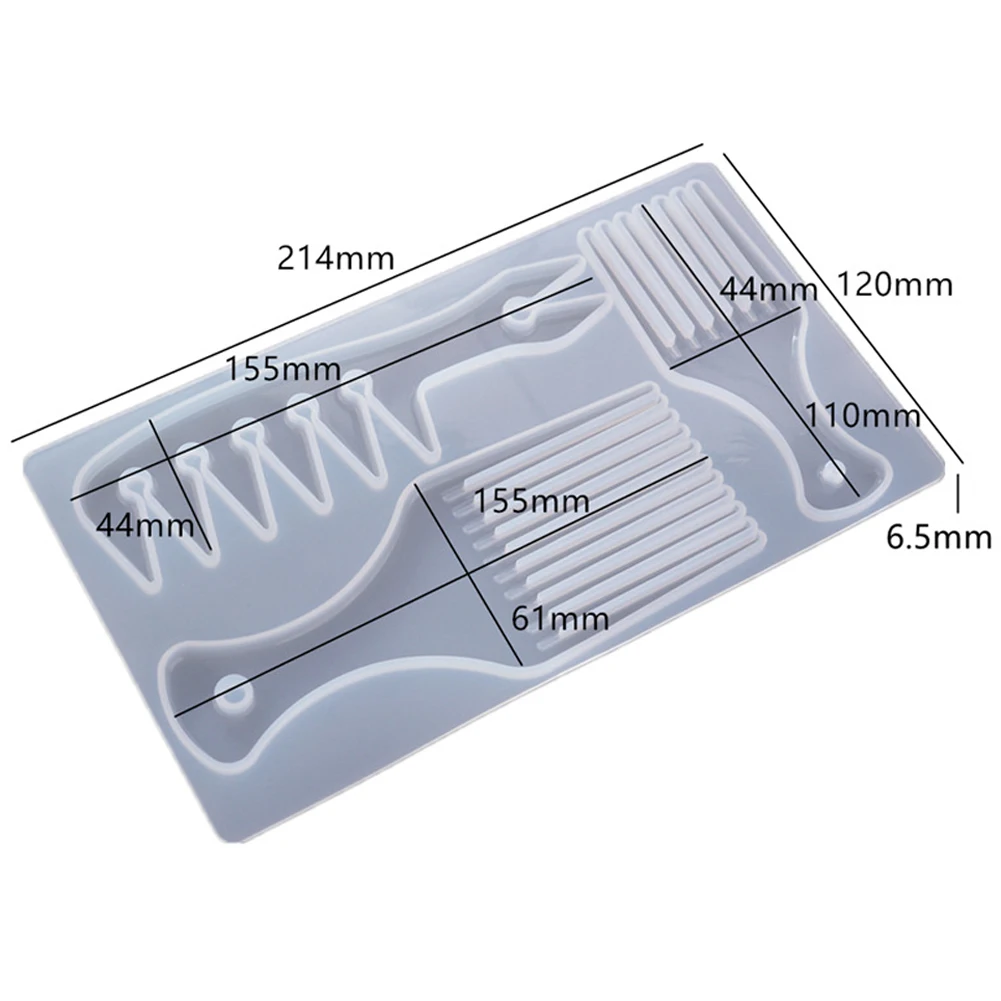

Kitchen DIY Epoxy Resin Silicone Molds Silicone Mold African Comb Mould Casting Jewelry Making Craft Home Kitchen Supplies