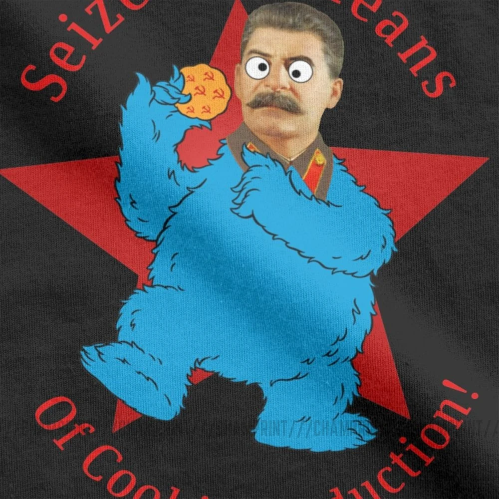 Мужские футболки Commie Monster одежда из чистого хлопка потрясающая советская