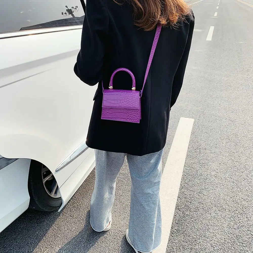 Миниатюрные сумки через плечо с каменным узором для женщин 2021 сумка-мессенджер