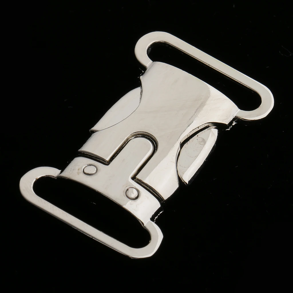 2 Pieces Side Release Buckle Stainless Steel for Paracord Bracelet Dog Collar Bag Strap Clasp | Дом и сад