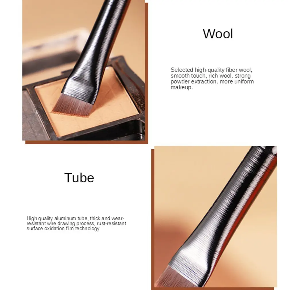 

2pcs Brow Contour Brush Eyebrow Eyeliner Brush Professional Angled Eyebrow Brush Eye Brow Liner Brush Makeup Tools
