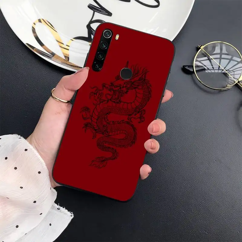 

Aesthetics dragon art Phone Case For Xiaomi Redmi 7 8 9t a3Pro 9se k20 mi8 max3 lite 9 note 9s 10 pro funda cover