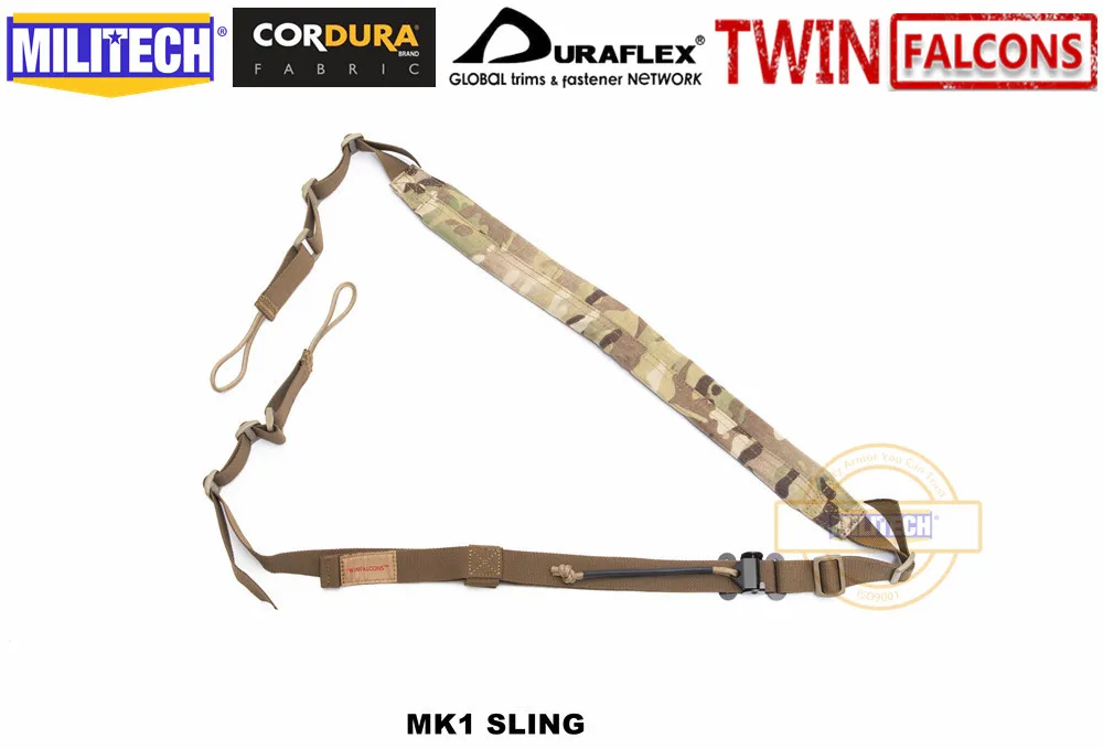 MILITECH TWINFALCONS TW 500D кордюрный учебный Рюкзак Два 2 точки VK Мягкий Оружие Sling Quick