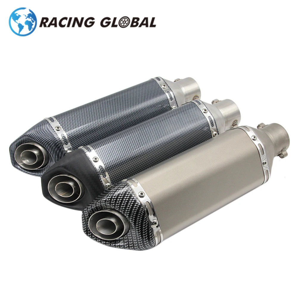 

ALCON-Motorcycle 51mm Inner Silencer Muffler Escape Moto Mufflers Exhaust Pipe For Z1000 Z750 MT07 MT09 Racing