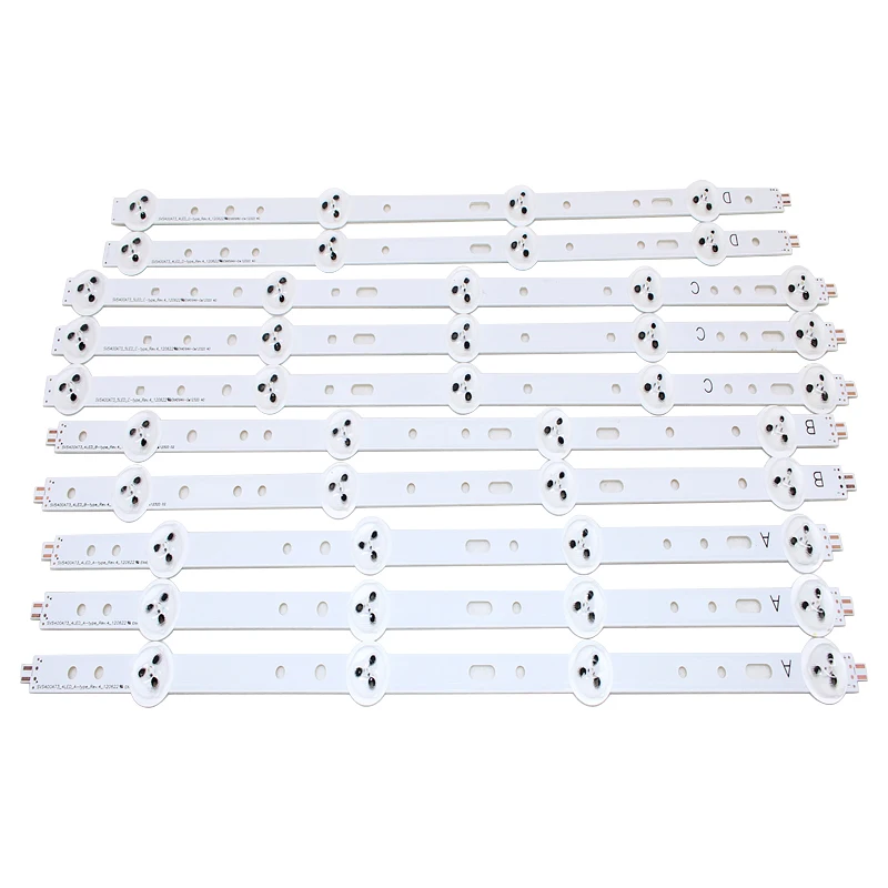 Полоски для подсветки LED 10 шт. x 40 дюймов тип ABCD Samsung TV SVS400A73 40D1333B 40L1333B 40PFL3208T LTA400HM23