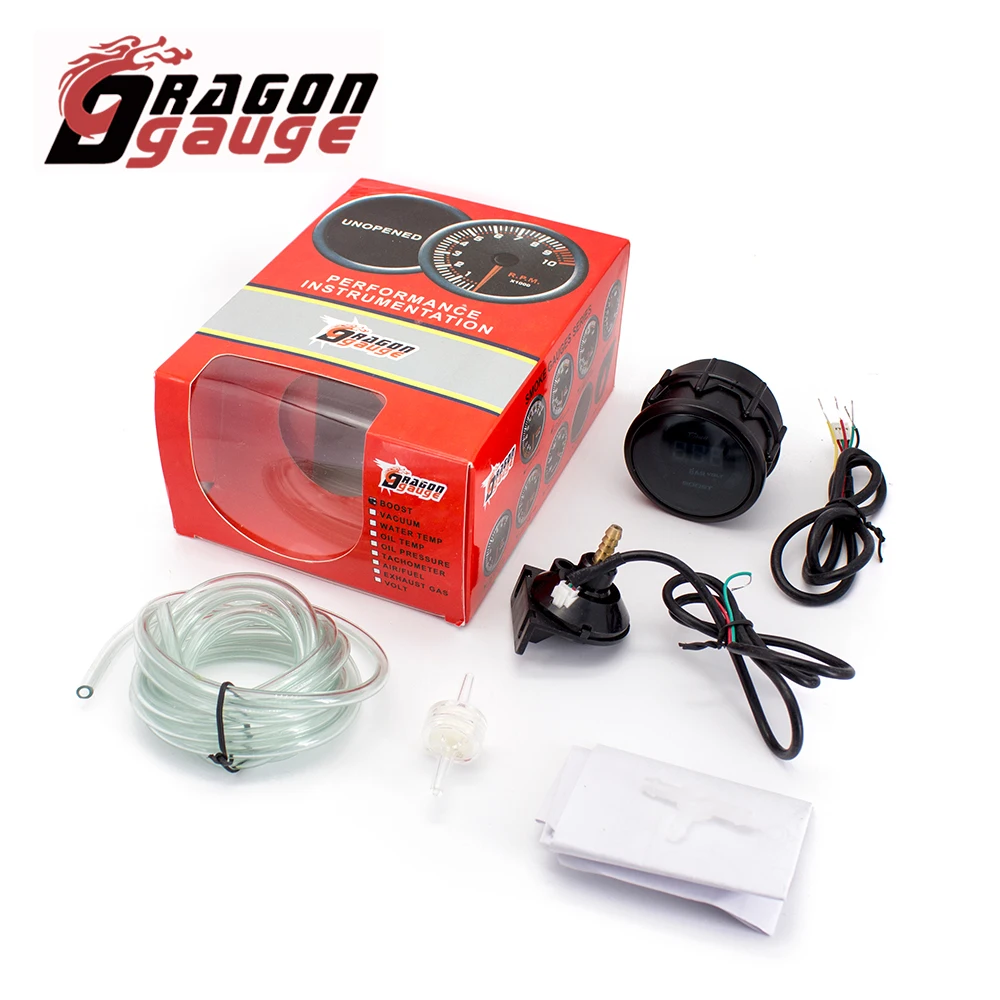 DRAGON 2 &quot52 мм турбоманометр/бустер метр/турбинный метр 15 ~ 45psi цифровой дисплей 12