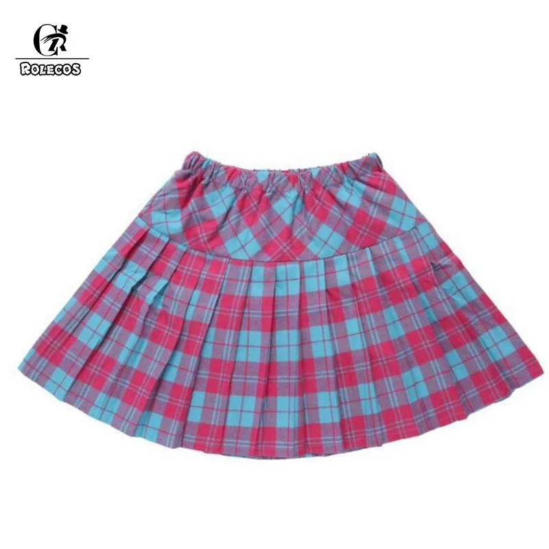 Юбка в студенческом стиле ROLECOS Корейская короткая юбка шотландская