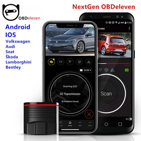 OBDeleven PRO OBD11 OBD eleven Obdelevent Nextgen DeviceOBD2 Диагностика Volkswagen для IOS VW Polo Golf /BMW/Audi /Seat /Skoda