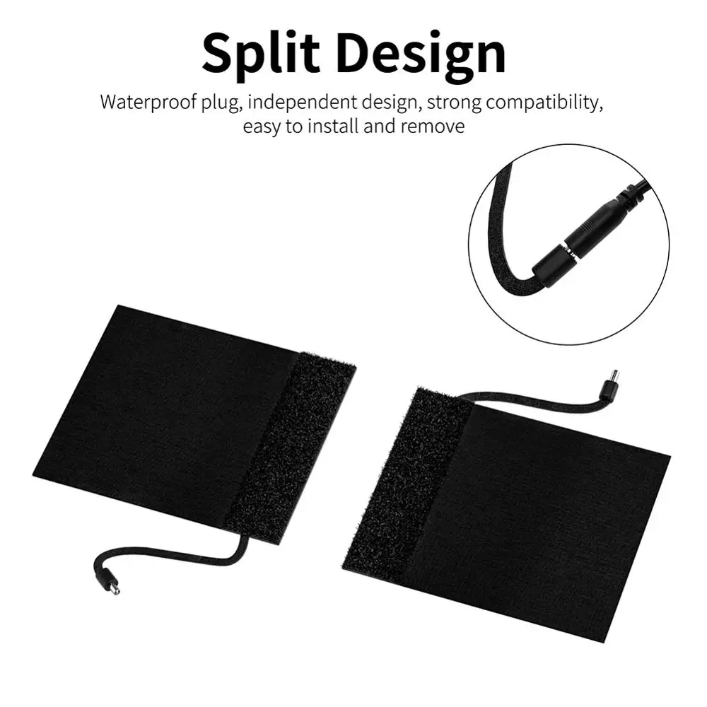 

12V Motorcycle Electric Heated Grips Pads Motorcycle Handlebar Heated Pad Universal Inserts Handlebar Hand Warmers Set