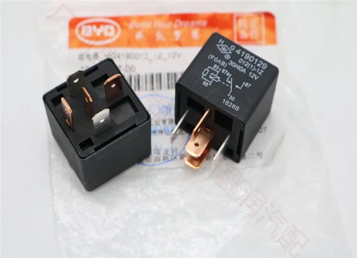 Реле воздуходувки для BYD F0 F3 S6 SIRUI G6 G3 F3R L3 G3R 5 Plug 4190129|Переключатели и рычаги авто| |
