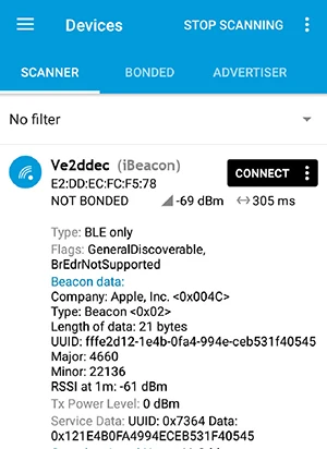 SKYLAB VG01 3M Стикеры nRF51822 UUID программируемый BLE Beacon с CR2477 монета/кнопка Батарея