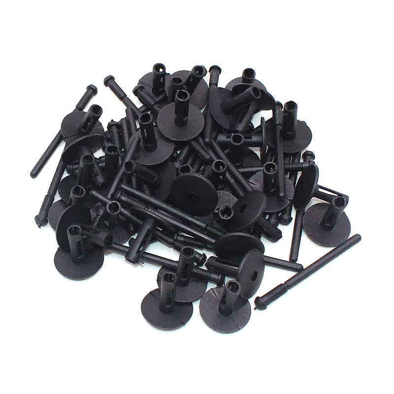 50 шт. пластиковые заклепки для автомобильного бампера BMW E90 E91 Ford Chrysler GM|Клипсы и