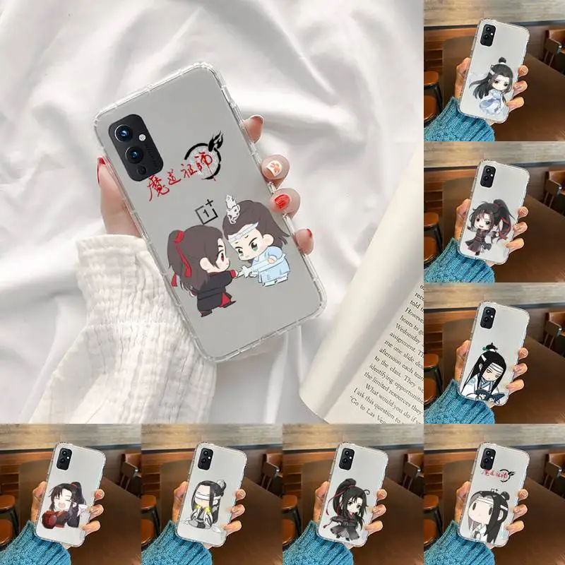 

mo dao zu shi Phone Case Transparent For OnePlus 9 8 7 7t 8t Oppo find X3 X2 reno5 Vivo X60 X50 Pro MeiZu 17 16XS