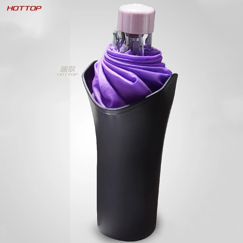 Черный Автомобильный ствол для зонта из абс + ПЭ многофункционального хранения |