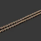 5 млот дюймов блестящие ювелирные изделия золотого цвета цепочки ожерелья + карабин застежки для подвески 2016 новинка