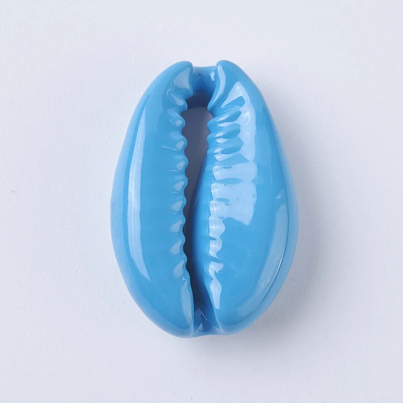 40 шт./компл. смешанные цвета Cowrie ракушки овальные Окрашенные без отверстий бусины