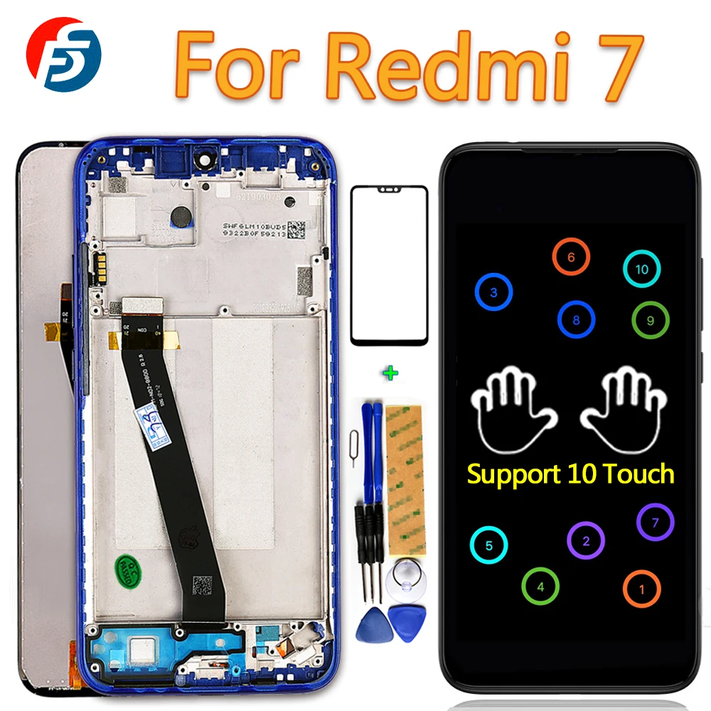 ЖК дисплей IPS AAA для Xiaomi Redmi 7 дигитайзер 6 26 дюйма в сборе рамка 1520*720 сенсорный