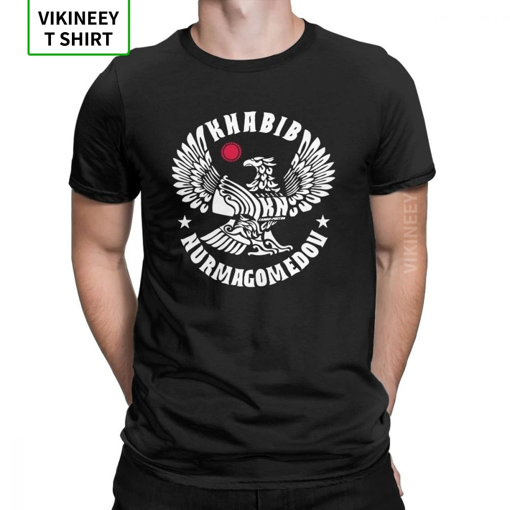 

Khabib Nurmagomedov Legacy Men T Shirt Eagle MMA Funny Cotton Short Sleeve Tees O-Neck T-Shirt Graphic Clothes Plus Size Tops