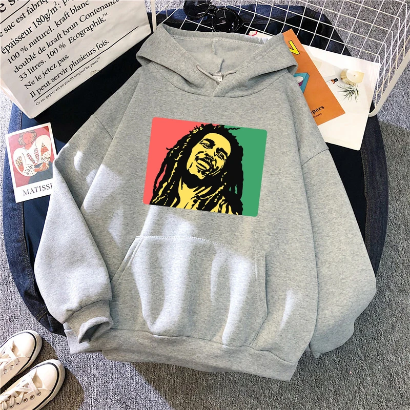 

Bob Marley Hooded Women Men Hoodie Tops Autumn streetwar Sweatshirt Oversizenew fashion hoodies clothes sweatshirts woman