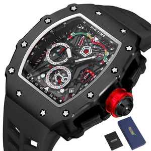Big Dial Sport Watch Men Chronograph Quartz Military Mens Watches Top Brand Luxury Gold Clock Hip Hop