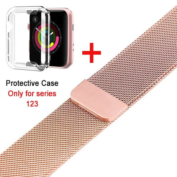 Retro Gold-2 Leecnuo Нержавеющая сталь ремешок для наручных часов для Apple Watch серии 1/2/3 ремешок ремень, 42 мм, 38 мм, версия металлическая Миланский ремешок для часов - Цвет ремешка: Retro Gold-2