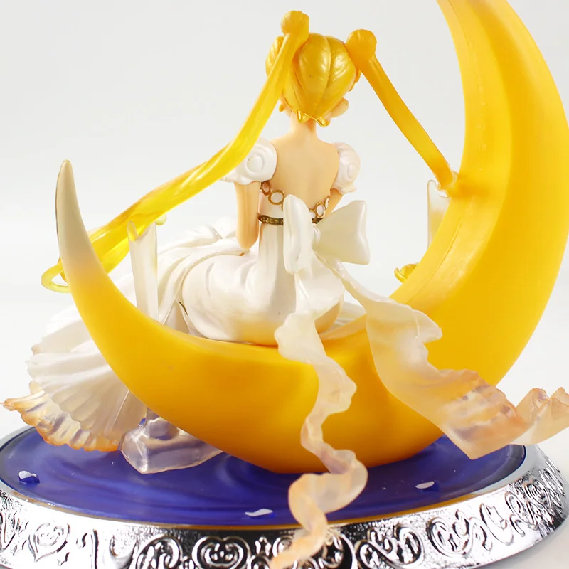 

14cm Anime Sailor Moon Tsukino Usagi Action Figure Toys PVC Collectible Model Toy for Kids