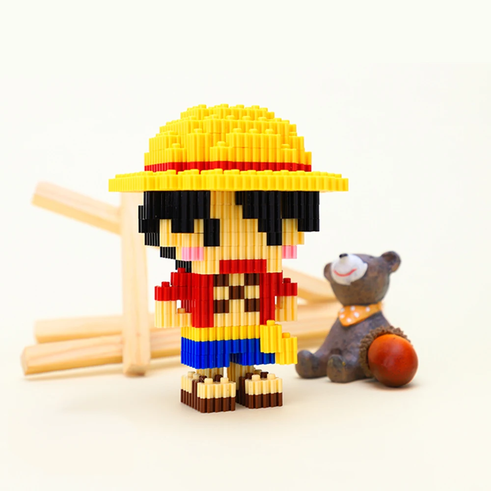 Строительные блоки одна штука Дракон аниме фигурка 3D модель мини Образование
